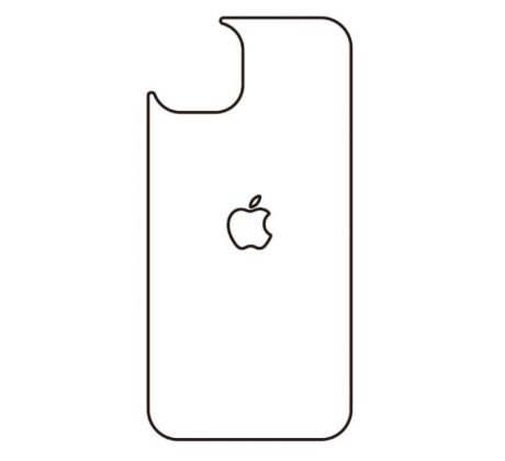 Hydrogel - matná zadná ochranná fólia - iPhone 13 - typ výrezu 5