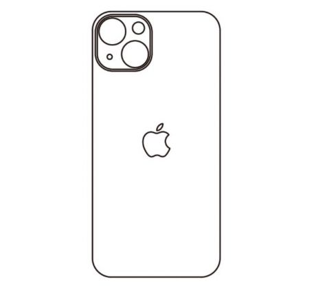 Hydrogel - zadná ochranná fólia - iPhone 13 mini - typ výrezu 6