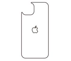 Hydrogel - matná zadná ochranná fólia - iPhone 13 mini - typ 6 