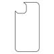 Hydrogel - matná zadná ochranná fólia - iPhone 13 mini - typ výrezu 4
