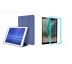 TriFold Smart Case - kryt so stojančekom pre iPad 2/3/4 - modrý + Ochranné tvrdené sklo s inštalačným rámikom 