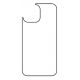 Hydrogel - matná zadná ochranná fólia - iPhone 13 Pro Max - typ výrezu 4