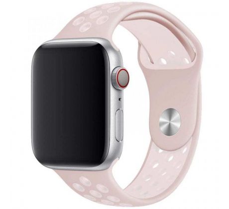 Remienok pre Apple Watch (38/40/41mm) Sport, pink-white (veľkosť L)