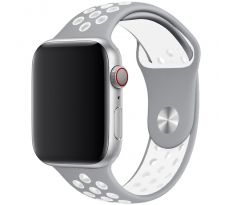 Remienok pre Apple Watch (38/40/41mm) Sport, grey-white