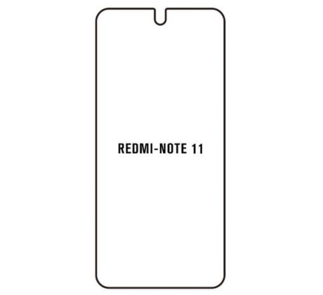 Hydrogel - Privacy Anti-Spy ochranná fólia - Xiaomi Redmi Note 11