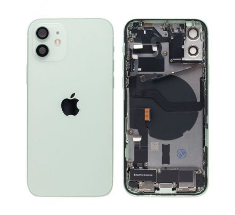 Apple iPhone 12 - Zadný housing s predinštalovanými dielmi (zelený)