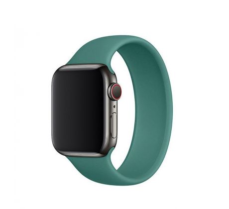 Remienok pre Apple Watch (38/40/41mm) Solo Loop, veľkosť M - pine green