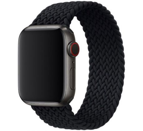 Remienok pre Apple Watch (42/44/45mm) Elastic Nylon, veľkosť 135-150mm - Black