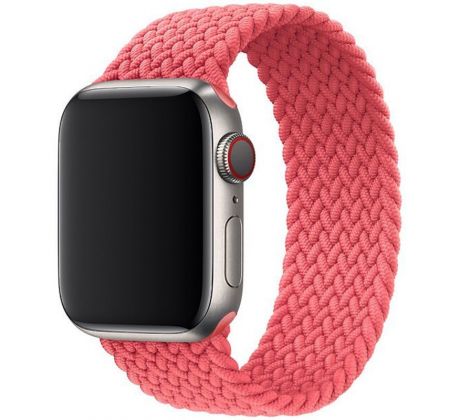 Remienok pre Apple Watch (42/44/45mm) Elastic Nylon, veľkosť 135-150mm - Pink Punch