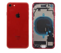 iPhone 8 - Zadný kryt - housing iPhone 8 - červený (PRODUCT)RED™  s malými dielmi