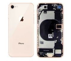 iPhone 8 - Zadný kryt - housing iPhone 8 - zlatý s malými dielmi