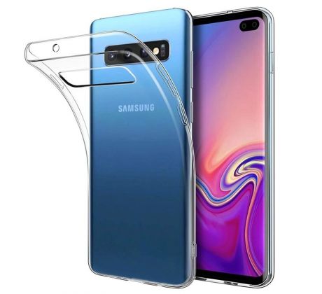 Samsung Galaxy S10+ (S10 Plus) - Priesvitný ultratenký silikónový kryt 