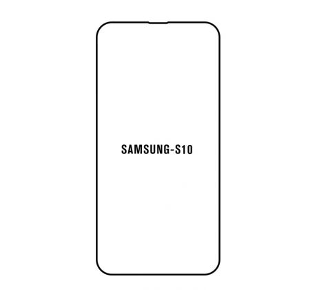 Hydrogel - ochranná fólia - Samsung Galaxy S10 G973F, bez výrezu na prednú kameru