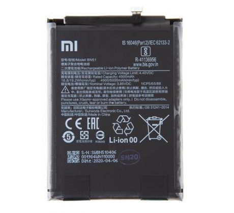 Batéria BN51 pre Xiaomi Redmi 8, Redmi 8A 4900mAh 