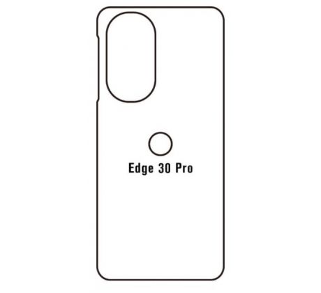 Hydrogel - matná zadná ochranná fólia - Motorola Edge 30 Pro