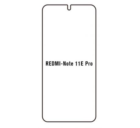 Hydrogel - matná ochranná fólia - Xiaomi Redmi Note 11E Pro 5G 