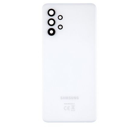 Samsung Galaxy A32 4G - Zadný kryt baterie - biely so sklíčkom zadnej kamery (náhradný diel)