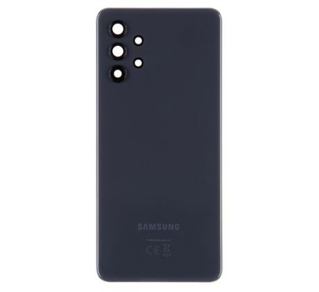 Samsung Galaxy A32 4G - Zadný kryt baterie - čierny so sklíčkom zadnej kamery (náhradný diel)