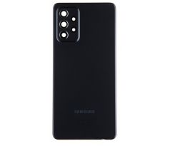 Samsung Galaxy A72 - Zadný kryt baterie - čierny so sklíčkom zadnej kamery (náhradný diel)