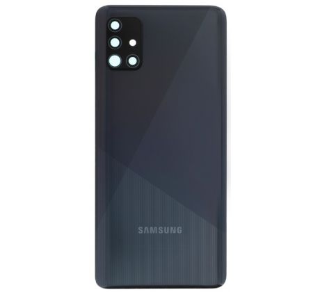 Samsung Galaxy A51 - Zadný kryt baterie - Crush Black so sklíčkom zadnej kamery (náhradný diel)
