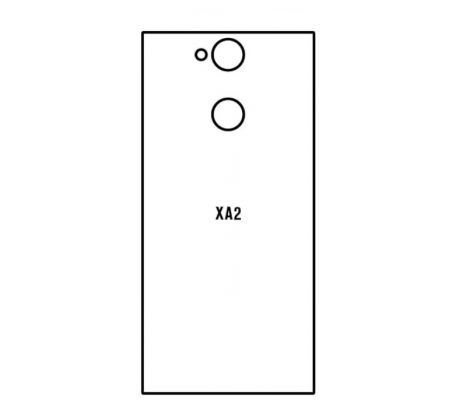 Hydrogel - matná zadná ochranná fólia - Sony Xperia XA2