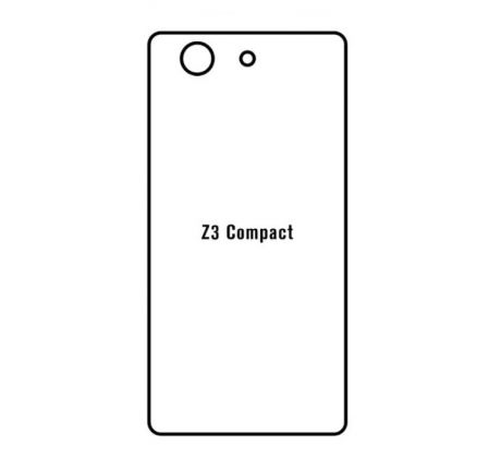 Hydrogel - matná zadná ochranná fólia - Sony Xperia Z3 compact