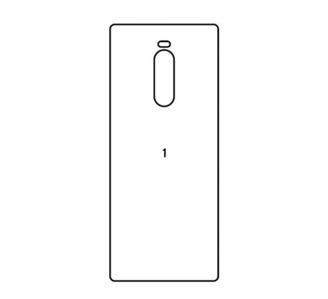 Hydrogel - matná zadná ochranná fólia - Sony Xperia I / XZ4