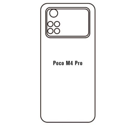 Hydrogel - zadná ochranná fólia - Xiaomi Poco M4 Pro