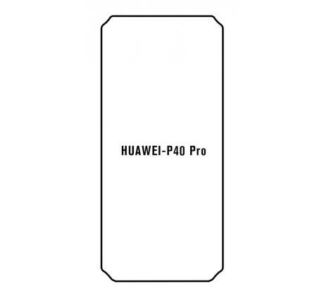 Hydrogel - Privacy Anti-Spy ochranná fólia - Huawei P40 Pro typ výrezu 1