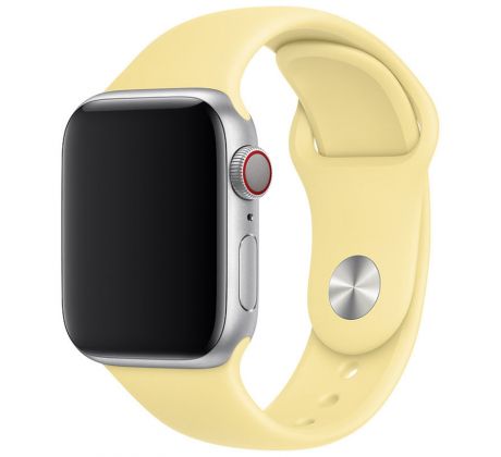 Remienok pre Apple Watch (42/44/45mm) Sport Band, Mellow Yellow, veľkosť S/M