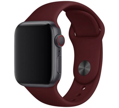 Remienok pre Apple Watch (42/44/45mm) Sport Band, Wine Red, veľkosť S/M