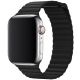 Koženkový remienok Leather Loop pre Apple Watch (38/40/41mm) Black
