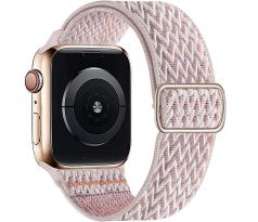 Scrunchie remienok pre Apple Watch (42/44/45mm) Pink Sand Light