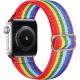 Scrunchie remienok pre Apple Watch (38/40/41mm) Rainbow