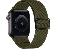 Scrunchie remienok pre Apple Watch (42/44/45mm) Army Green