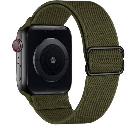 Scrunchie remienok pre Apple Watch (38/40/41mm) Army Green