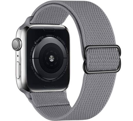 Scrunchie remienok pre Apple Watch (38/40/41mm) Dark Grey