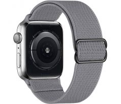Scrunchie remienok pre Apple Watch (42/44/45mm) Dark Grey