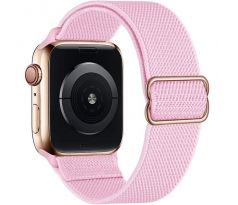 Scrunchie remienok pre Apple Watch (42/44/45mm) Light Pink