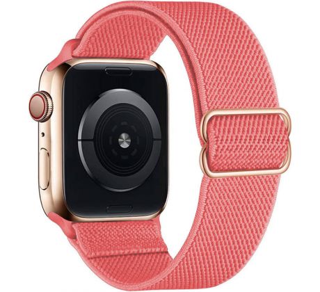 Scrunchie remienok pre Apple Watch (42/44/45mm) Rose Pink
