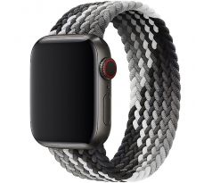 Remienok pre Apple Watch (42/44/45mm) Elastic Nylon, veľkosť 135-150mm - Black Clever