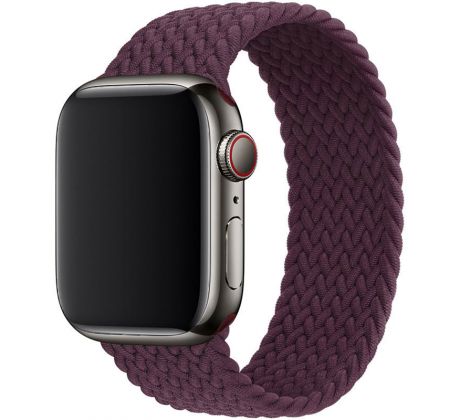 Remienok pre Apple Watch (38/40/41mm) Elastic Nylon, veľkosť 150-165mm - Dark Cherry