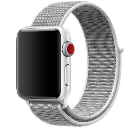 Nylonový remienok pre Apple Watch (42/44/45mm) Silver