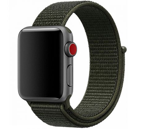 Nylonový remienok pre Apple Watch (42/44/45mm) Khaki