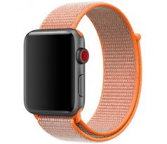 Nylonový remienok pre Apple Watch (42/44/45mm) Orange Red