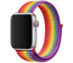 Nylonový remienok pre Apple Watch (38/40/41mm) Rainbow