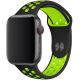 Remienok pre Apple Watch (38/40/41mm) Sport, black-green (veľkosť L)