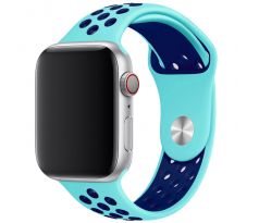 Remienok pre Apple Watch (38/40/41mm) Sport, green-blue (veľkosť L)