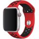 Remienok pre Apple Watch (42/44/45mm) Sport, red-black (veľkosť L)