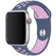 Remienok pre Apple Watch (38/40/41mm) Sport, sea blue-light pink (veľkosť L)